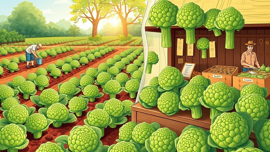 《种田模拟器》豆茎更新：罗马花椰菜种植全攻略